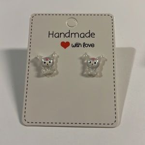 Kuromi glow in the dark earrings